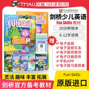 funskills 剑桥少儿英语YLE考试一级官方备考书Fun Skills 1/2/3/4/5/6级剑桥yle考级用书剑桥国际少儿英语考试教材pre A1 starter