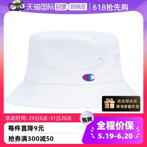 【自营】Champion冠军渔夫帽贴布logo纯色棉帽平檐life线盆帽帽子