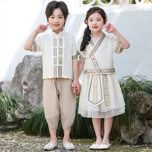 三月三民族服装儿童男童傣族女童泰国西双版纳泼水节少数名族服饰