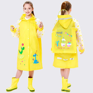 小女孩雨衣儿童防水2-13幼儿园公主婴儿雨衣小童粉红不带书包位雨