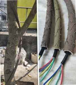 。新品护线户外走线仿真树藤穿线管软皮管空心电线管管护导管长条