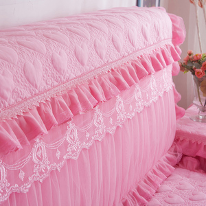 公主蕾丝全包布艺床头罩软包床头套欧式防尘罩1.81.5米床保护套
