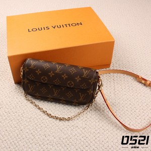 国内现货 Louis Vuitton LV ivy woc 链条腋下手提单肩大麻将包