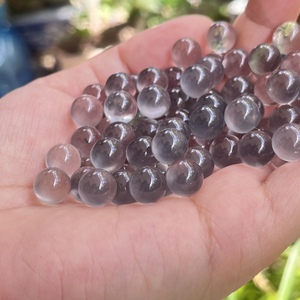 天然缅甸水沫玉纯黑岗卡8+mm珠子，镶嵌耳钉、耳坠佳品，80棵，