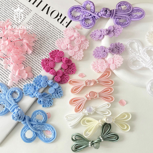 LA朴町 母亲节上新 中式盘扣系列鲜花束装饰手工花艺礼物包装材料