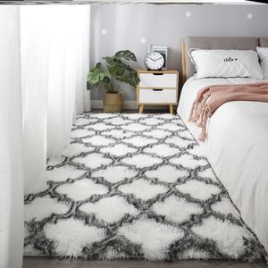 Carpets Plush carpet bedroom rug bedside blanket floor mat 1