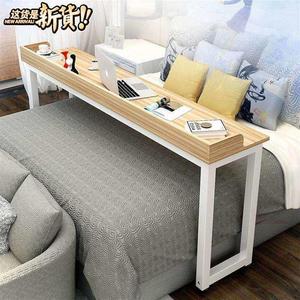 靠o墙窄桌子跨床桌长2 2.4米宽40高80cm懒人书桌床上桌移动电脑桌