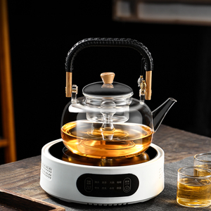 电陶炉煮茶新款罐罐茶煮茶器玻璃茶壶泡茶家用围炉煮茶电炉静音
