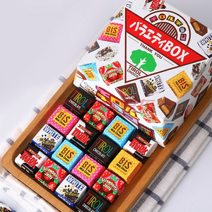 日本进口零食Tirol松尾巧克力夹心什锦礼盒装喜糖果儿童生日礼物
