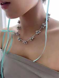 MONA同款潮流葡萄串颈链高级设计感项链女士款配饰新款串珠锁骨链