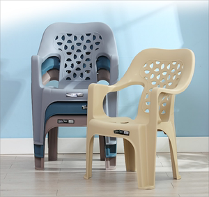 家用塑料椅子加厚简约成人靠背椅客厅茶几防滑矮椅餐桌透气背靠凳