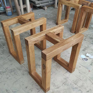 木桌腿定制加工油漆长方形桌板台面板吧台桌面板5cm厚条桌面板子
