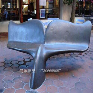 大型玻璃钢雕塑创意海洋生物造型座椅海洋馆美陈坐凳家居休息座椅