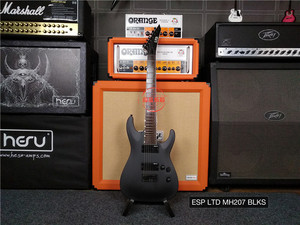 熠星乐器 ESP LTD HM207BLKS 7弦电吉他 黑色哑光 重金属摇滚包邮