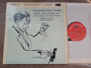 鲁宾斯坦 肖邦 第二钢协 华丽的波罗乃兹 闪电标 RCA英首 LP 黑胶