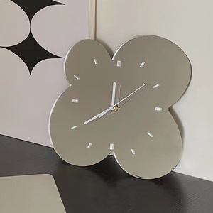 亚克力时钟现代欧式客厅挂钟几何艺术个性创意家用卧室钟表装饰品
