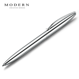 摩登MODERN中性笔商务金属笔杆水笔0.5签字笔学生书写宝珠笔个性
