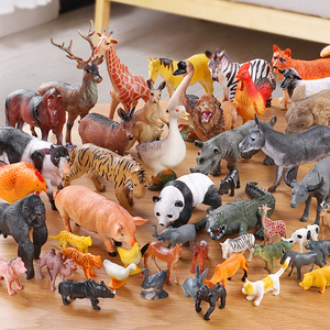 仿真动物模型儿童玩具农场恐龙宝宝认知野生动物园世界全套装男孩