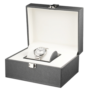 精美皮表盒单个定制手串饰品展示盒带锁扣腕表保护存放盒礼物包装
