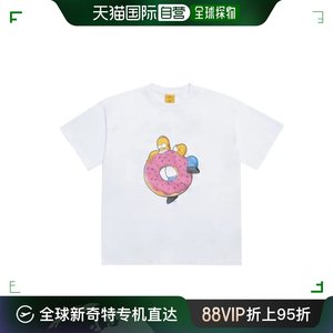 韩国直邮ADLV甜甜圈卡通印花短袖T恤男女同款SSSPDH