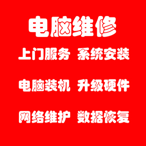 大连个人企业公司电脑上门装机服务组装维修安装硬盘网站网页维护