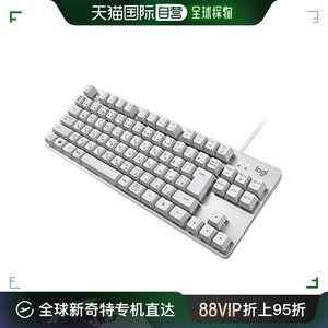【日本直邮】罗技 K835OWB有线精巧型机械键盘BlueAxisClicky米白