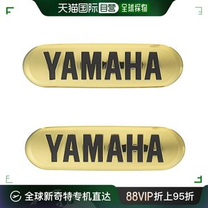 【日本直邮】yamaha雅马哈摩托车标牌金色舒适潮流便于携带