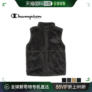 Champion 背心抓绒外套男式围巾背心黑绿色黑色 C3-Y617