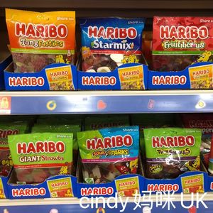现货 英国HARIBO哈瑞宝混合水果小熊软糖QQ弹果汁橡皮糖酸甜味