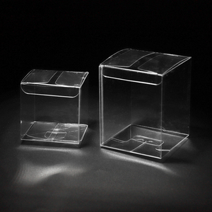 现货PVC包装盒子PET透明包装盒PP塑料礼品盒手工皂手办模型盒定制