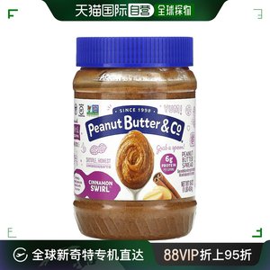 香港直发Peanut Butter & Co.,花生涂酱，肉桂卷，16 盎司（4