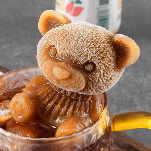 太可爱啦小熊冰块冰格模具咖啡冰块制冰模具家用食品级硅胶冻冰块