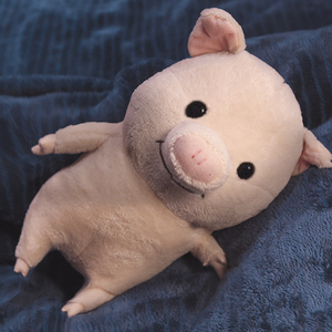 可爱超萌网红猪小屁玩偶公仔毛绒玩具抱枕床上小猪布娃娃女孩礼物