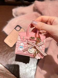 小红书mini方盒手提包小房子耳机钥匙凯莉小包韩系时尚口红小方包