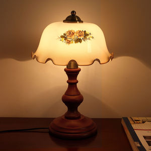 欧式古典主卧室温馨暖光床头灯民国老上海可调光书房阅读led台灯