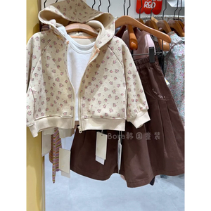 波拉bora韩国男女儿童外套春秋装薄款新款中小宝宝时尚可爱上衣潮