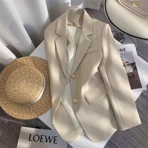 2023 Suit jacket for women solid color blazer coat女西装外套