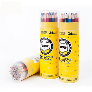 真彩彩色铅笔 儿童彩色铅笔36色桶装学生绘画彩铅创意彩笔