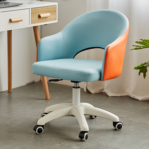 转椅电脑椅家用舒适久坐沙发椅办公椅现代简约皮革椅子靠背椅升降