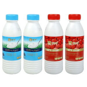 蒙牛红枣酸奶450g 生牛乳风味酸奶发酵乳 原味红枣桶酸瓶装酸奶