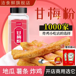 甘梅粉梅子粉鸡排地瓜薯条专用撒粉商用500g台湾省甘梅撒料干梅粉