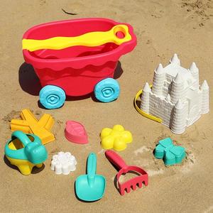 儿童大玩具沙滩套装宝好看TZO挖沙子沙模男女孩麦秆滩套装宝宝加