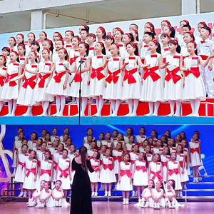 儿童合唱服演出服中小学生大合唱歌唱比赛诗歌朗诵合唱团表演服装