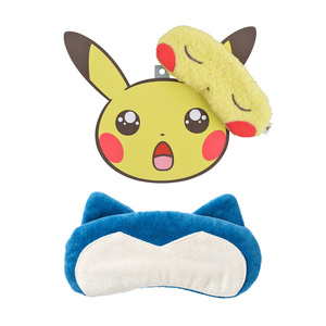 Pokemon Sleep 宝可梦睡眠 卡比兽眼罩 皮卡丘毛绒遮光眼罩 现货