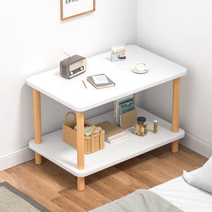 床头柜出租房用简约现代简易置物架卧室家用迷你床边窄边小型桌子