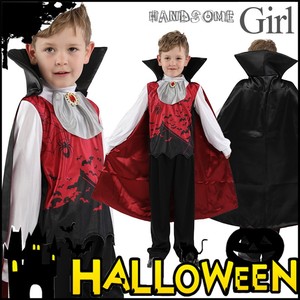 万圣节cosplay服装男吸血鬼演出服面具舞会儿童恐怖吸血鬼表演服