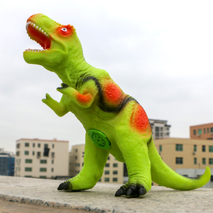 仿真霸王龙软胶大号有叫声小恐龙玩具动物模型塑胶橡胶软3男孩6岁