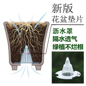 透气立体圆锥形盆底垫网控根花盆防兰花烂根堵盆孔漏土垫片沥水罩