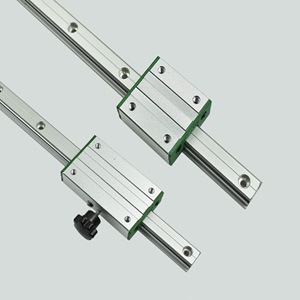 LGB5精密双轴心直线导轨带锁滑块可任意处锁定线轨滑台滑轨道