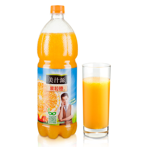 美汁源果粒橙 1.25L大瓶装果肉橙汁果汁饮品饮料汽水可口可乐出品